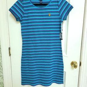 Women stripe dress, U.S Polo Assn